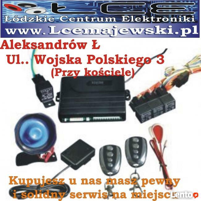 autoalarm,zamek centralny,naprawa,montaż,Aleksandró Ł.ŁCE