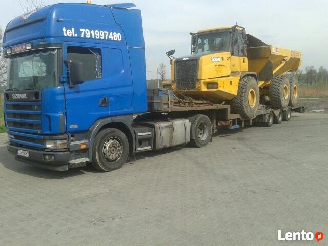 TRANSPORT PONADGABARYTOWY NISKOPODWOZIOWY KOMBAJNÓW KOPAREK