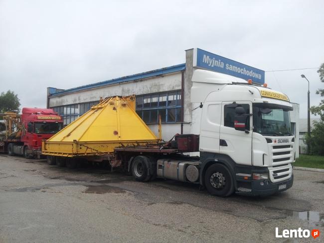 TRANSPORT PONADGABARYTOWY NISKOPODWOZIOWY KOMBAJNÓW KOPAREK