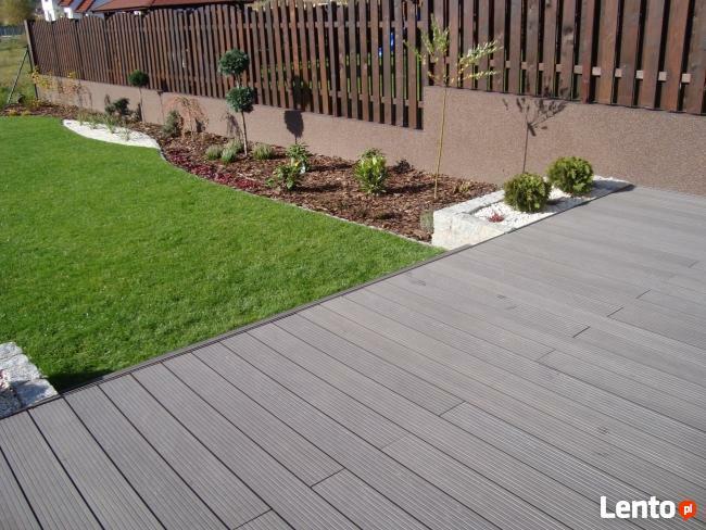 tarasy z kompozytu drewna - zabudowy