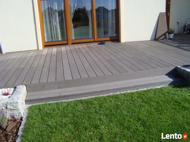 tarasy z kompozytu drewna - zabudowy