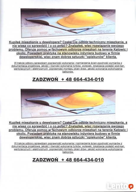 Pomoc w odbiorze mieszkania u dewelopera
