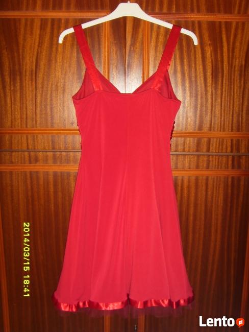 ŚLICZNA CZERWONA SUKIENKA „JESSICA” =WROCŁAW=