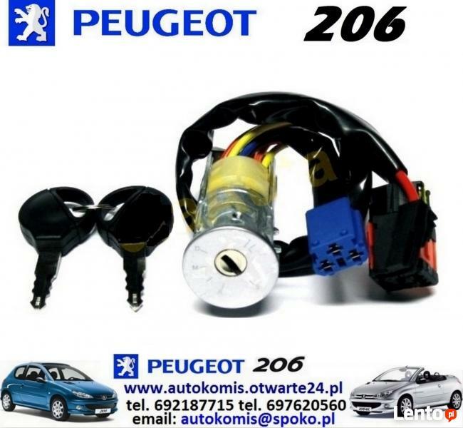 NOWA Markowa stacyjka zapłonowa + kostka PEUGEOT 206 po 98-