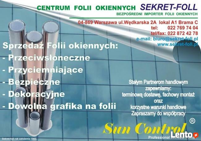 Folie okienne, przeciwsłoneczne, dekoracyjne, samochodowe