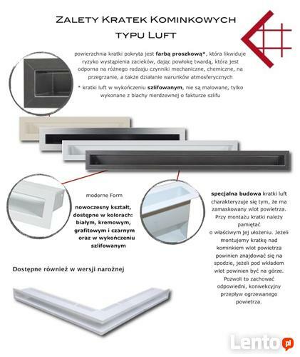 KRATKA KOMINKOWA LUFT 6X40 SZLIFOWANA