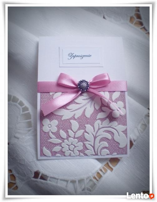 Ręcznie robione ZAPROSZENIA ŚLUBNE - Małopolska / Śląsk