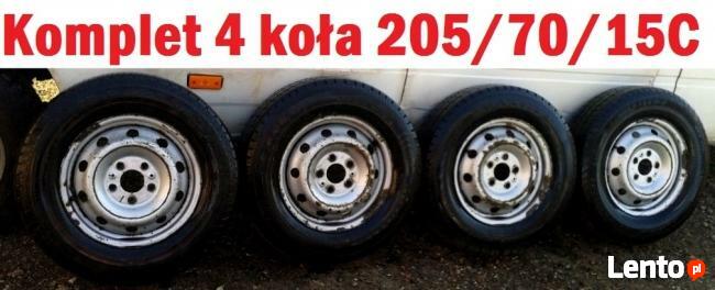Komplet KÓŁ 4 koła felgi 15cali opony 205/70 CITROEN JUMPER