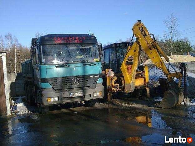 Kruszywa budowlane-pisek,żwir,ziemia.Usługi koprką602337808