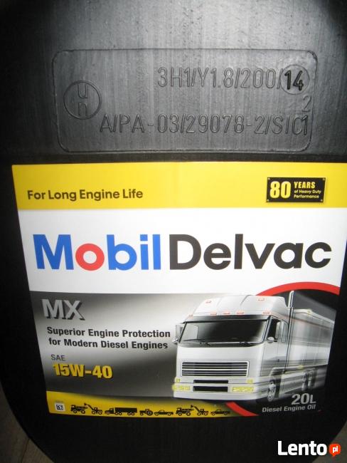 MOBIL DELVAC MX 15W40 20L PRZEMO-OIL SIEDLCE