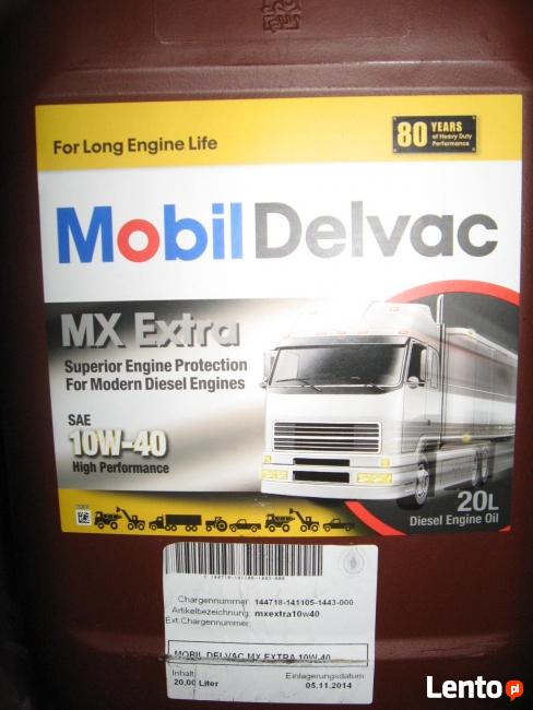 MOBIL DELVAC MX 10W40 20L SIEDLCE PRZEMO-OIL
