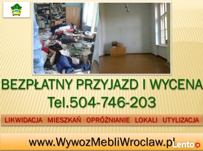 WYWÓZ MEBLI WROCŁAW, tel 504-746-203, Sprzątanie piwnic,