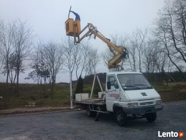 Usługi podnośnikami koszowym 12 m 18 m