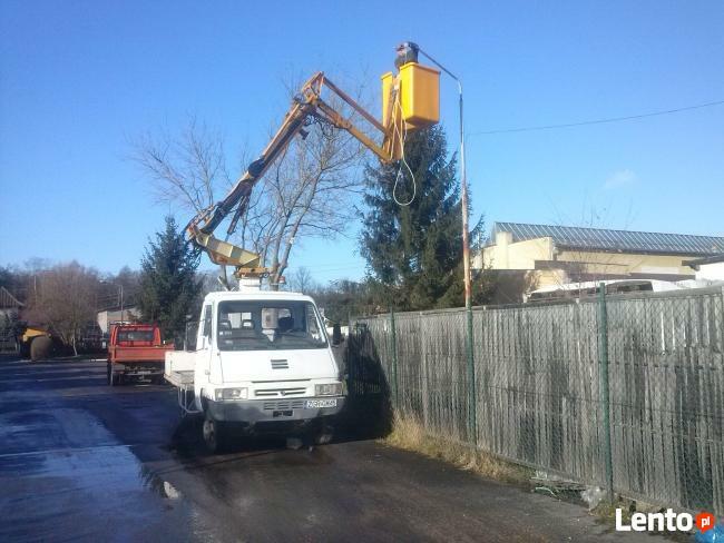 Usługi podnośnikami koszowym 12 m 18 m
