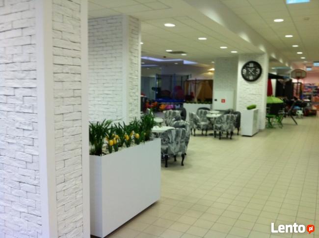 Imitacja cegły stara cegła płytki ścienne gipsowe białe