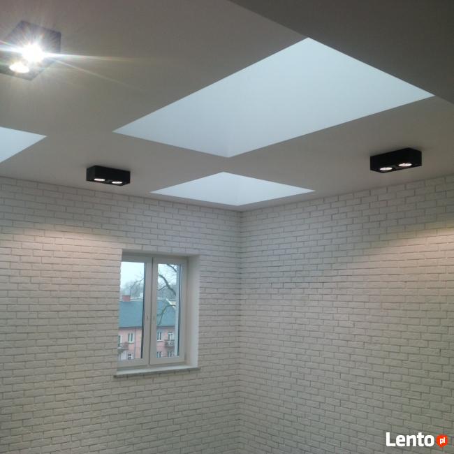 Biała cegła z gotową fugą płytki ścienne gipsowe