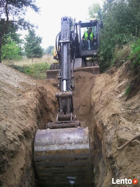 Wynajem koparki,koparek , koparka z operatorem, usługi