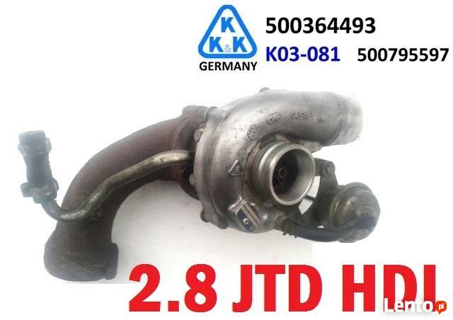 Turbina turbosprężarka powietrza 2.8 HDI PEUGEOT BOXER 01-