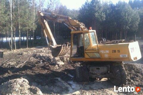 Wynajem koparki,koparek , koparka z operatorem, usługi