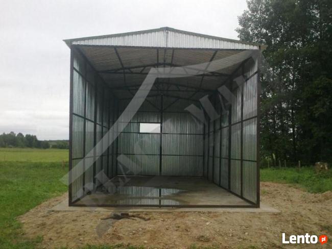Garaż Blaszany 6x6 Dwuspadowy PRODUCENT PROFIL