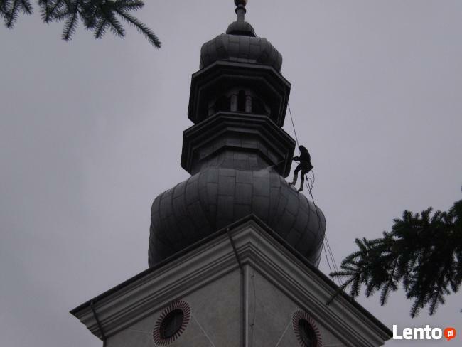 malowanie dachów elewacji i wnętrz