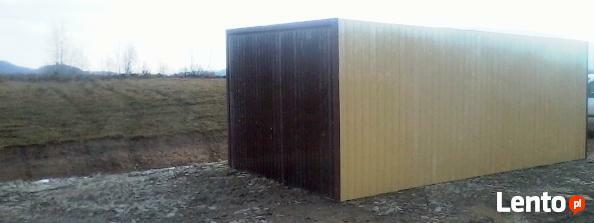 Garaże blaszane Garaż blaszany 3x5 brama akryl PRODUCENT