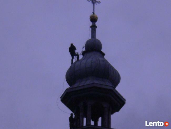 malowanie dachów elewacji i wnętrz