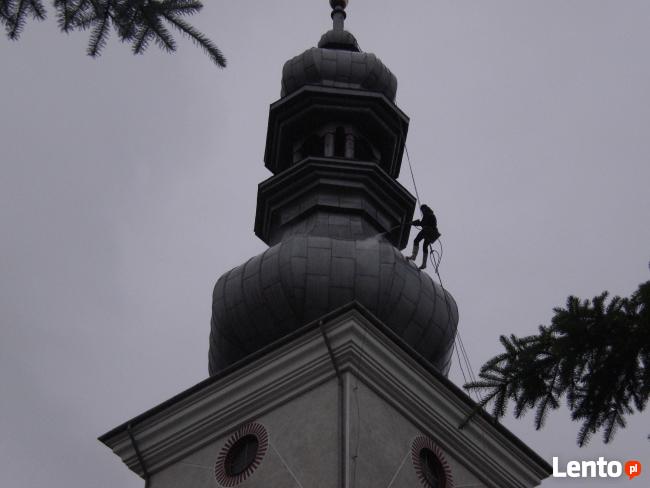 malowanie dachów elewacji i wnętrz