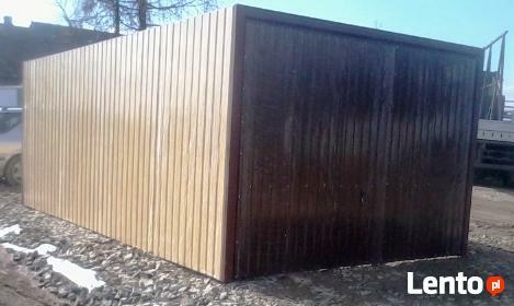 Garaże blaszane Garaż blaszany 3x5 brama akryl PRODUCENT