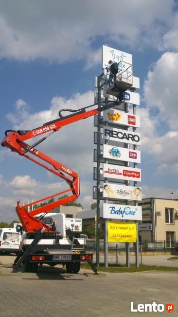 Usługi zwyżką / Podnośnik koszowy 24h
