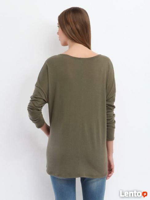 Sweter khaki - nietoperz Top Secret