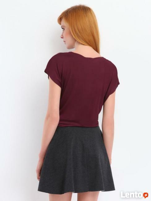 Drywash bordowa bluzka z napisem