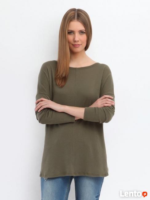 Sweter khaki - nietoperz Top Secret