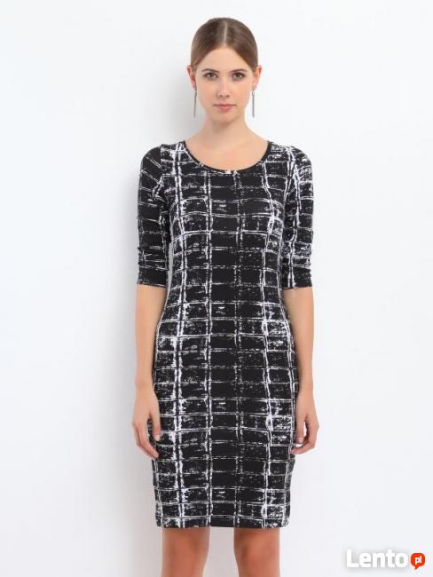 Sukienka w kratę Top Secret