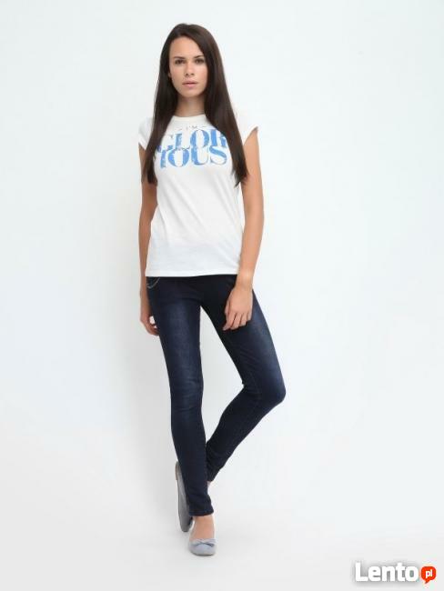 biały t-shirt Top Secret