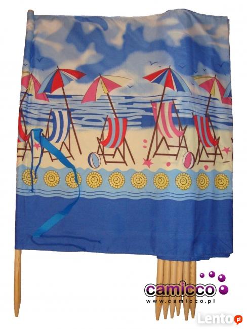Parawan plażowy 10 metrów PARAWANY plażowe na plażę hit