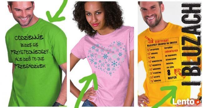 Nadruki na koszulkach