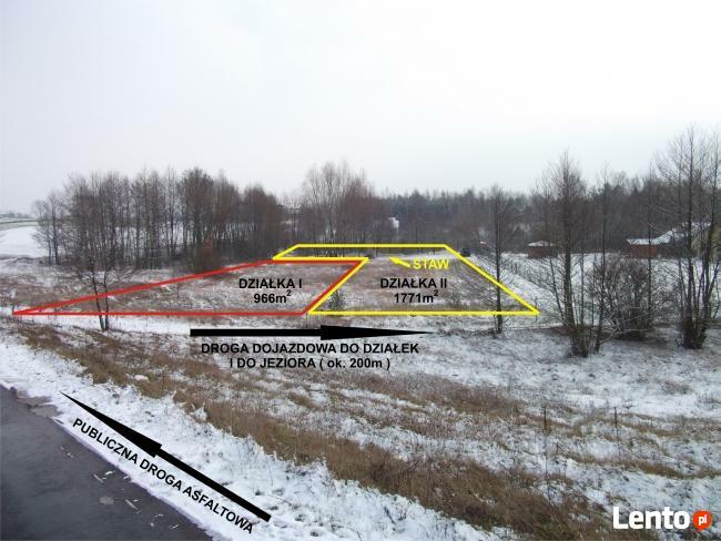 DZIAŁKI REKREACYJNE ORLE - JEZIORO GŁUSZYŃSKIE