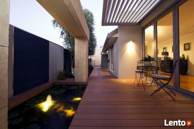 Deski tarasowe kompozytowe, Taras z kompozytu drewna