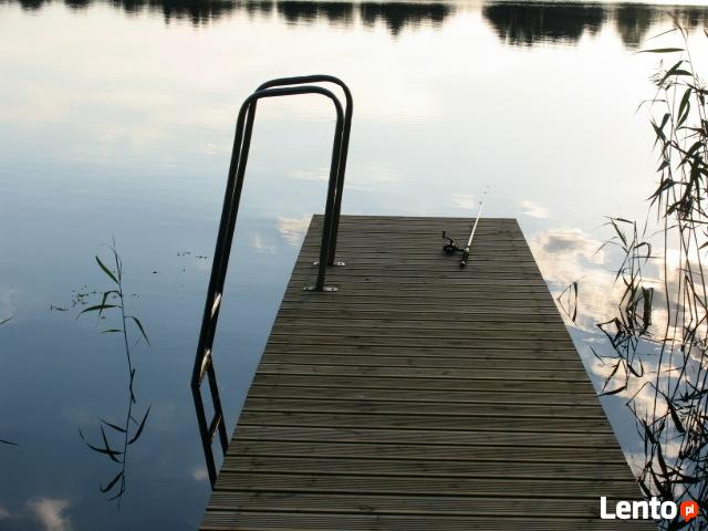 Domek letniskowy nad brzegiem jeziora Gaładuś
