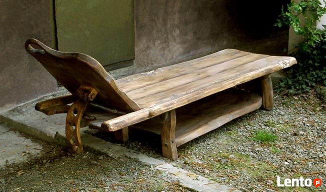 Drewniane meble ogrodowe