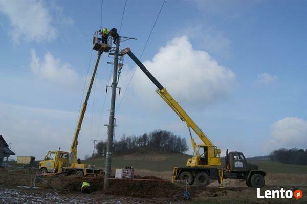 Dźwig 8-50 ton wynajem dźwigów Dzierżoniów, Bielawa