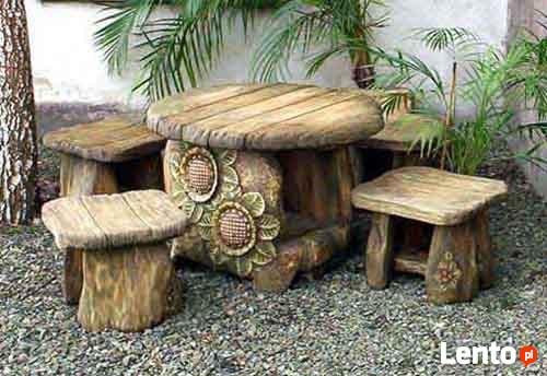 Drewniane meble ogrodowe