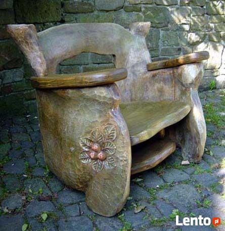 Drewniane meble ogrodowe