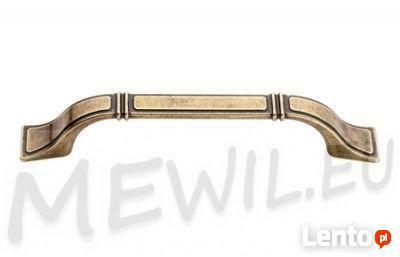 UCHWYT MEBLOWY UR38 NIKIEL SATYNOWY ROZSTAW 128 MM