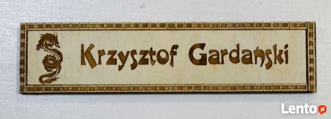 Tablice,tabliczki grawerowane ze sklejki