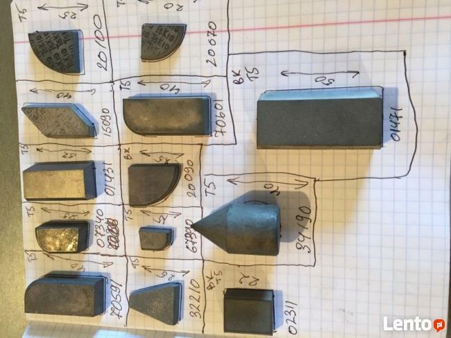 Sztyfty (Zęby) węglików spiekanych do frezy