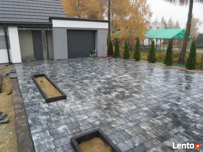 Układanie kostki brukowej, usługi brukarskie, brukarstwo