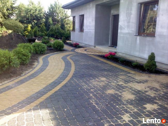 Układanie kostki brukowej, usługi brukarskie, brukarstwo