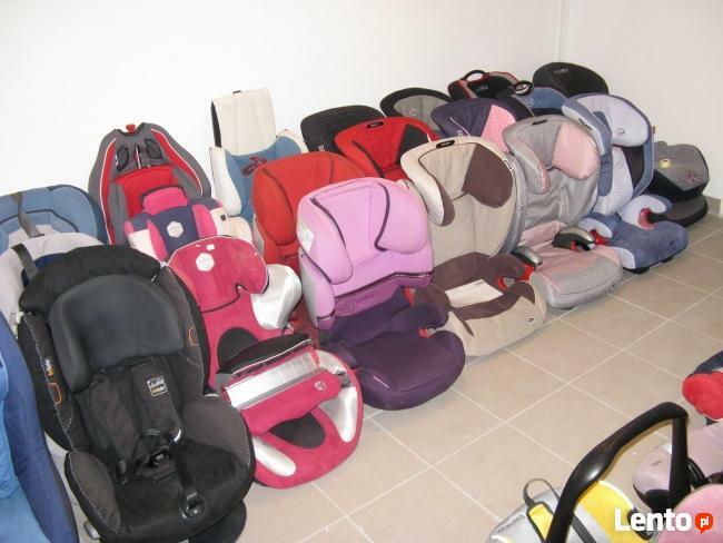 Używane firmowe foteliki samochodowe